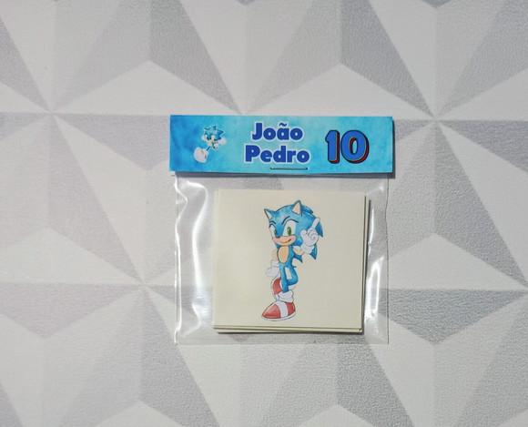 Jogo da Memória Brinde Personalizado Sonic
