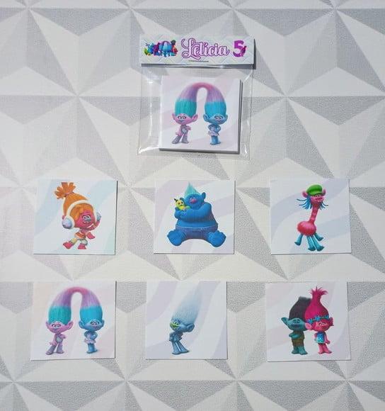 Jogo da Memória Brinde Personalizado Trolls