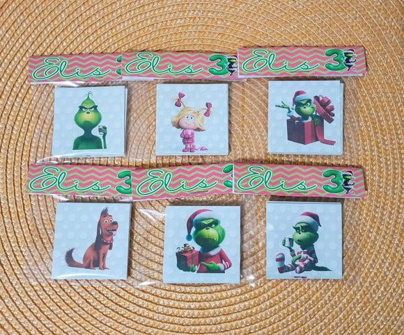 Jogo da Memória Grinch Lembrancinha Personalizada