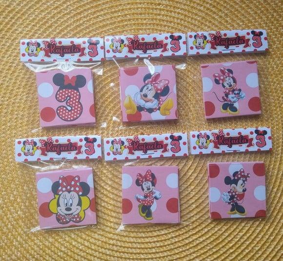 Jogo da Memória Minnie Lembrancinha Personalizada