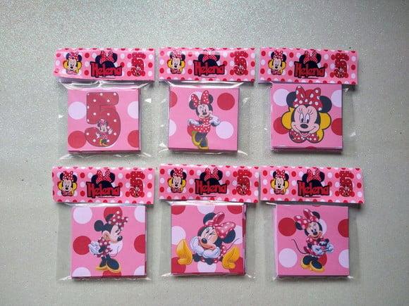 Jogo da Memória Minnie Brinde Personalizado