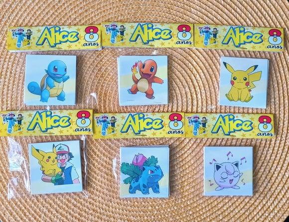 Jogo da Memória Pokemon Brinde Personalizado