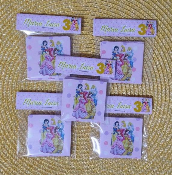 Jogo da Memória Princesas Lembrancinha Personalizada