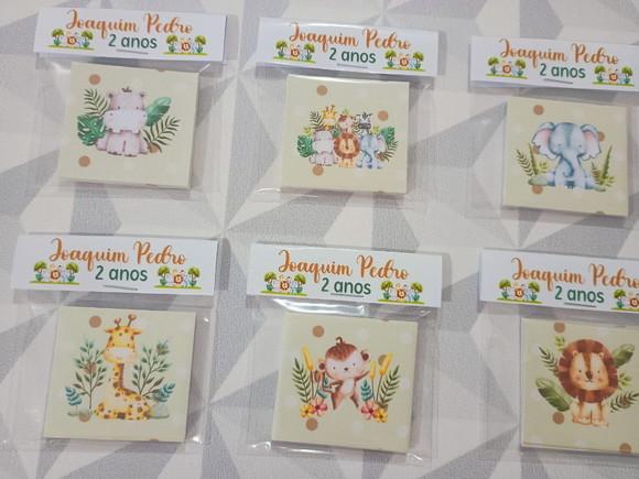 Jogo da Memória Safari Brinde Festa Infantil Personalizado