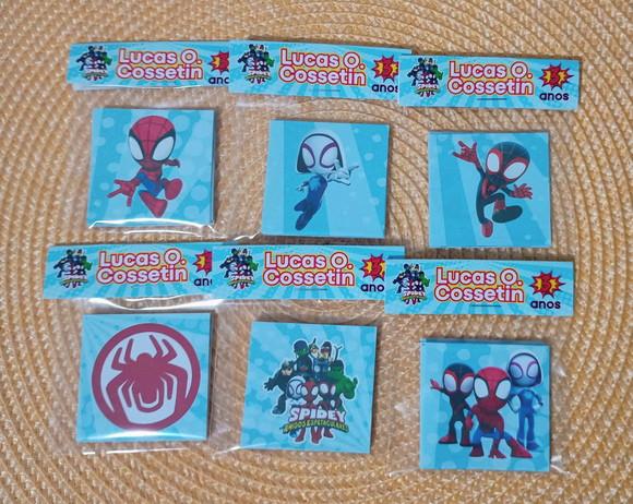 Jogo da Memória Spidey e Seus Amigos Brinde Personalizado