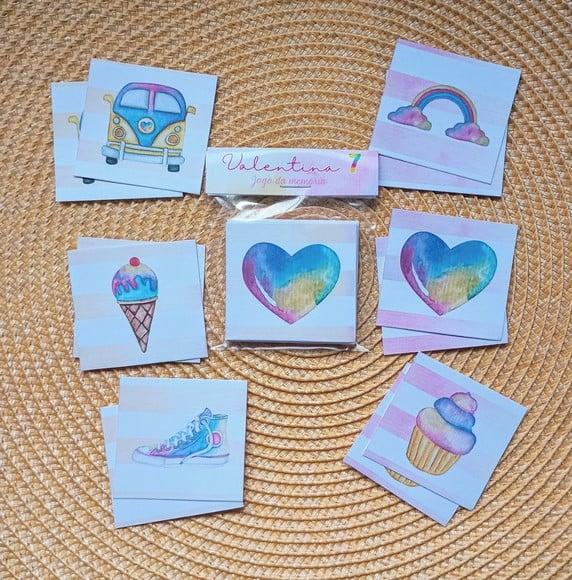 Jogo da Memória Tie Dye Good Vibes Brinde Personalizado