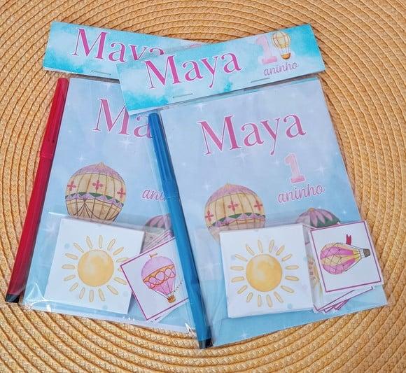 Kit 5 Brindes Aniversário Infantil - Tema Balões