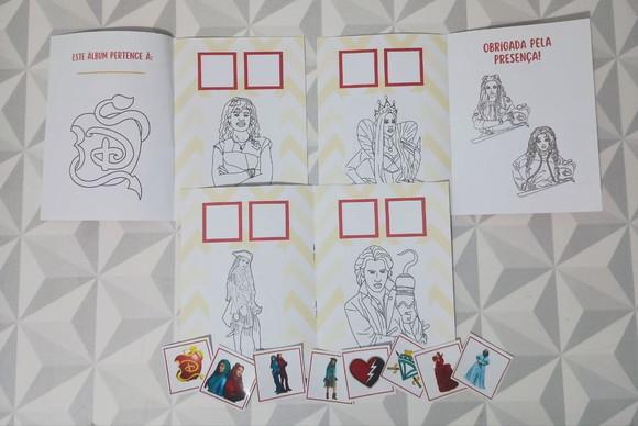 Kit 5 Brindes em 1 Lembrancinha Festa Infantil Descendentes
