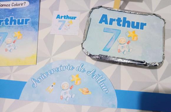 Kit Festa na Escola Personalizado Tema Astronauta