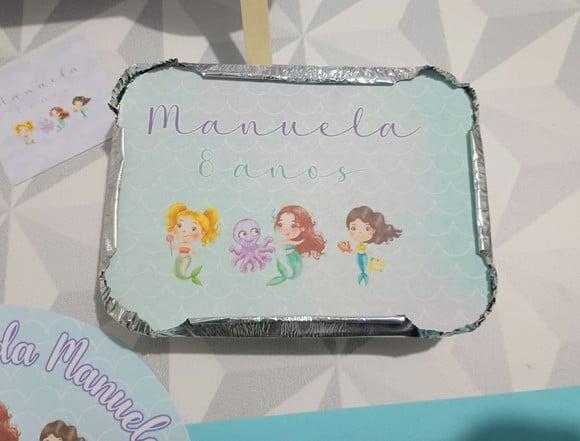 Kit Festa na Escola Personalizado Tema Sereia