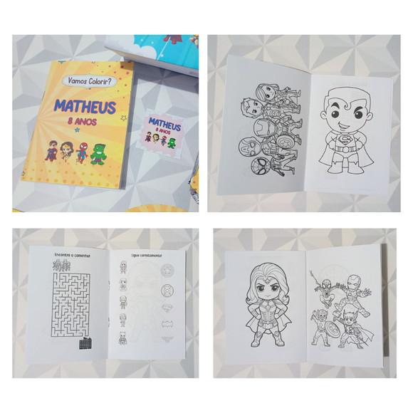 Kit Festa na Escola Personalizado Tema Heróis