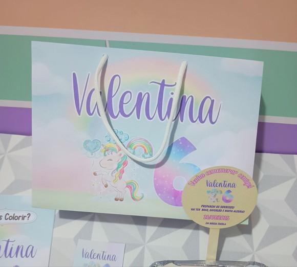Kit Festa na Escola Personalizado Tema Unicórnio