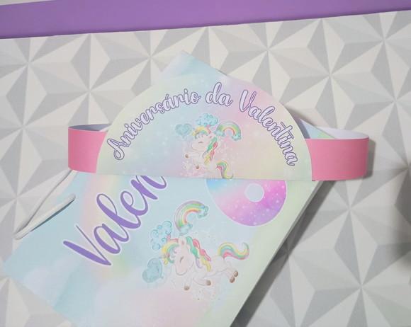 Kit Festa na Escola Personalizado Tema Unicórnio