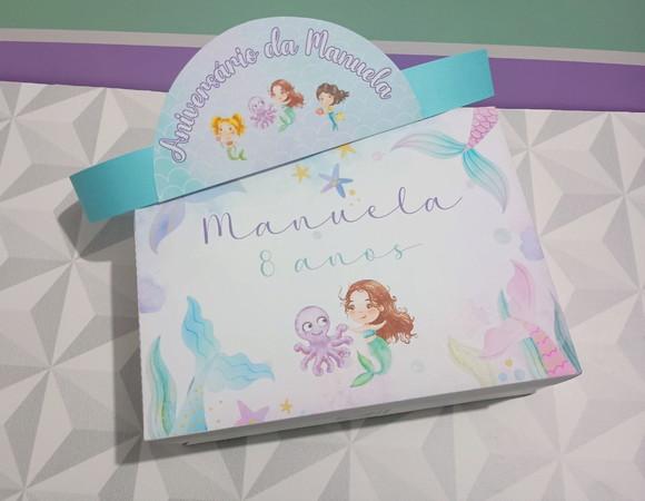 Kit Festa na Escola Personalizado Tema Sereia