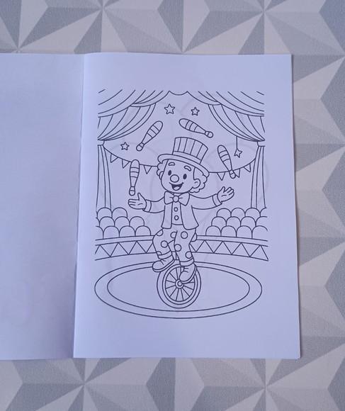 Kit Livro de Colorir Lembrancinha Festa Infantil Tema Circo