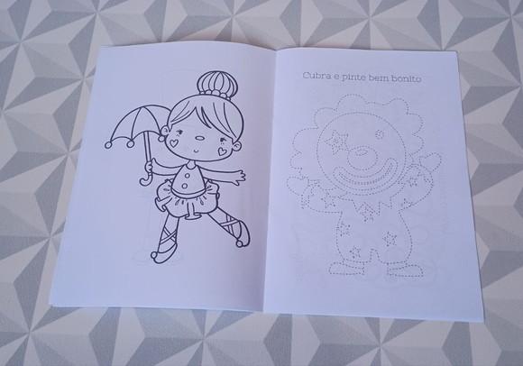 Kit Livro de Colorir Lembrancinha Festa Infantil Tema Circo
