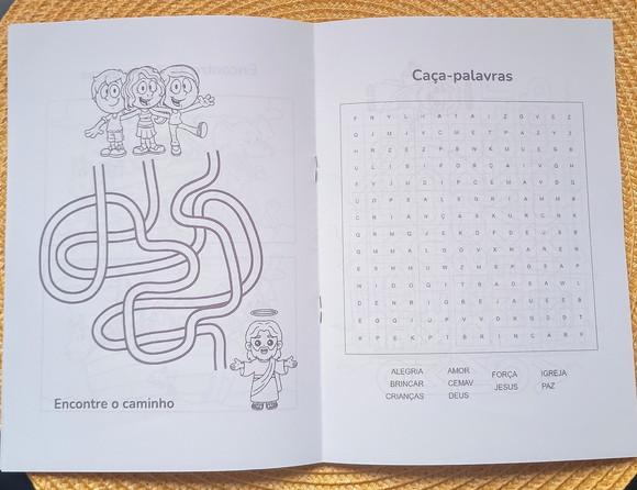 Livrinho de Colorir Cristão Brinde Personalizado