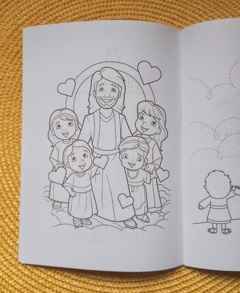 Livrinho de Colorir Cristão Brinde Personalizado