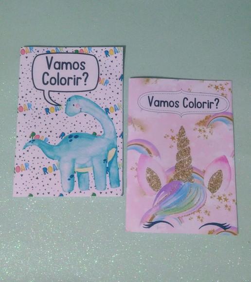 Livrinho de Colorir Personalizado - Criamos Outros Temas