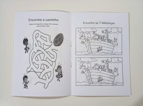 Livrinho de Colorir Três Palavrinhas