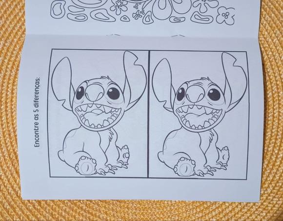 Livrinho de Colorir Tema Stitch Brinde Personalizado