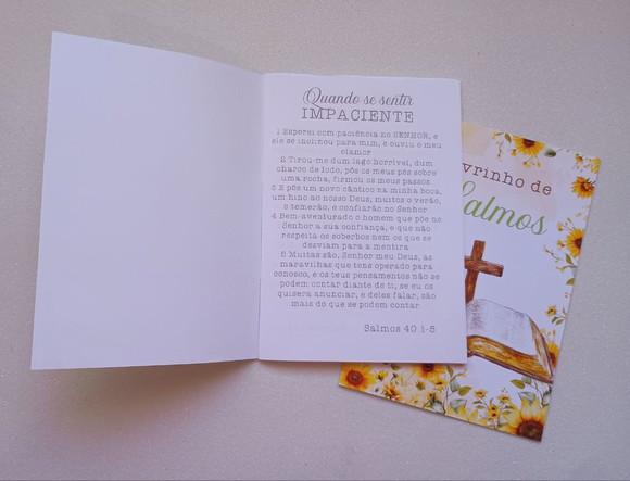 Livrinho de Orações dos Salmos Lembrança Personalizada