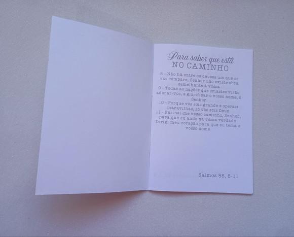 Livrinho de Orações da Sabedoria Lembrança Personalizada