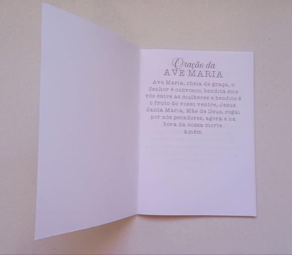 Livrinho de Orações Católicas Lembrança Personalizada