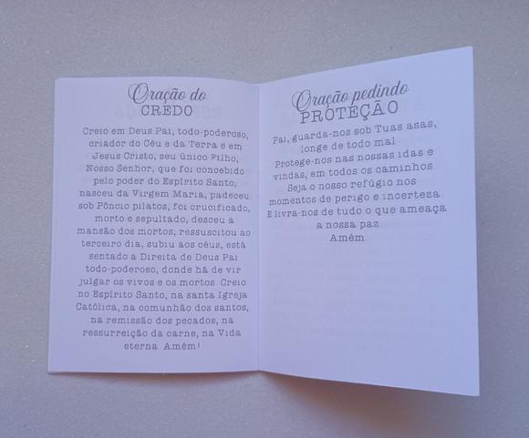 Livrinho de Orações Católicas Lembrança Personalizada