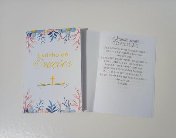 Livrinho de Orações Evangélicas Lembrança Personalizada