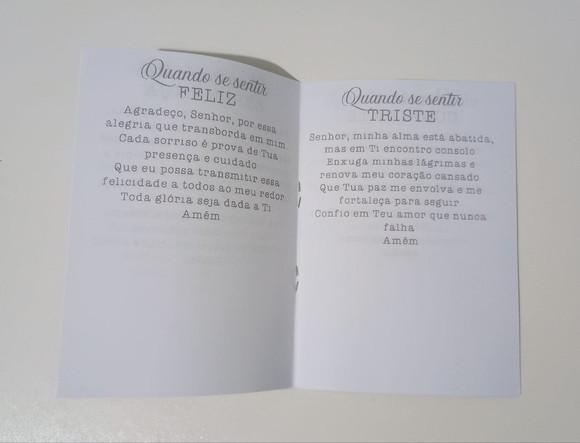 Livrinho de Orações Evangélicas Lembrança Personalizada