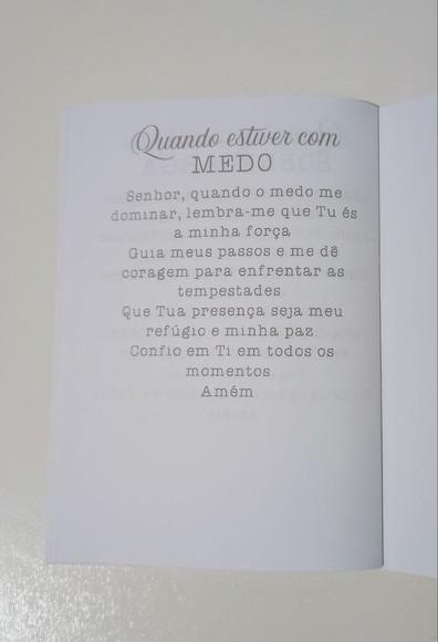 Livrinho de Orações Evangélicas Lembrança Personalizada