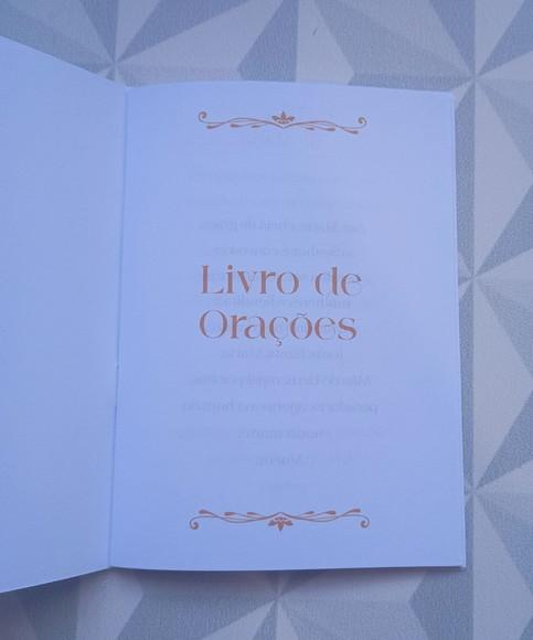 Livrinho de Orações Lembrança Personalizada Batizado