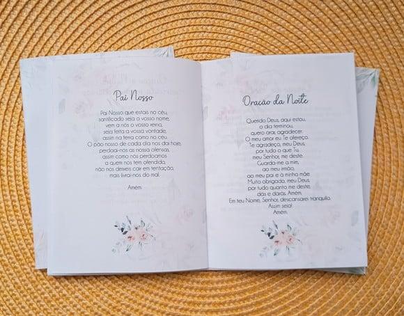 Livrinho de Orações Lembrança Personalizada Batizados