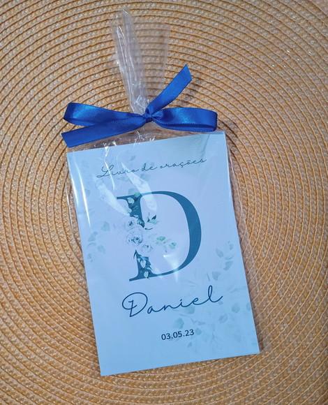 Livrinho de Orações Lembrança Personalizada Batismo