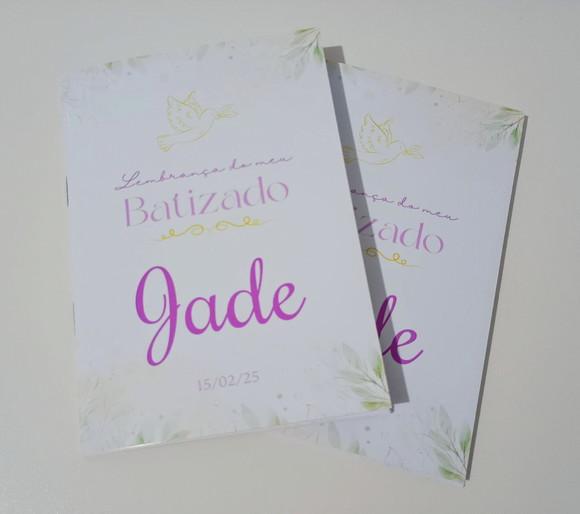 Livrinho de Orações Lembrança Personalizada para Batizados