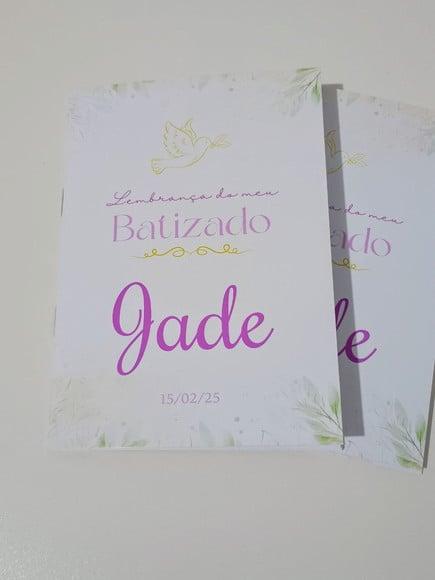 Livrinho de Orações Lembrança Personalizada para Batizados