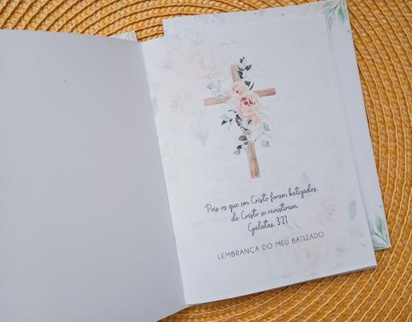 Livrinho de Orações Lembrança Personalizada para Batizados