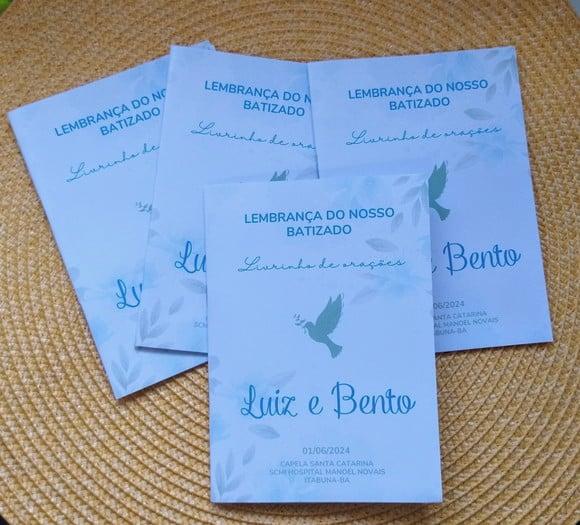 Livrinho de Orações Lembrancinha Personalizada