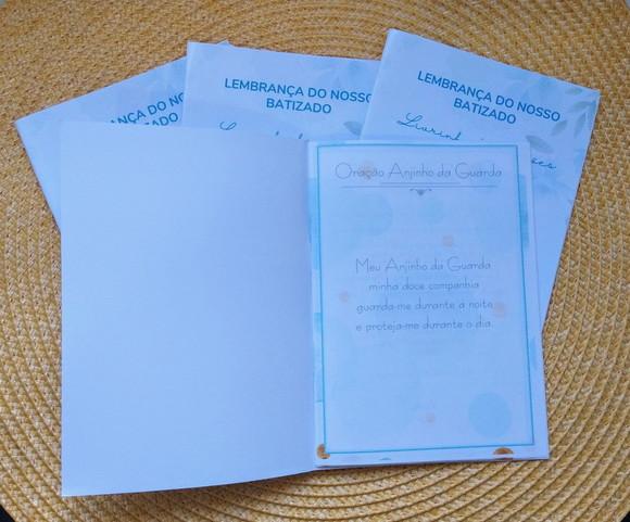 Livrinho de Orações Lembrancinha Personalizada