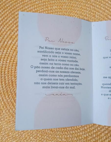 Livrinho de Orações Lembrancinha Primeira Comunhão