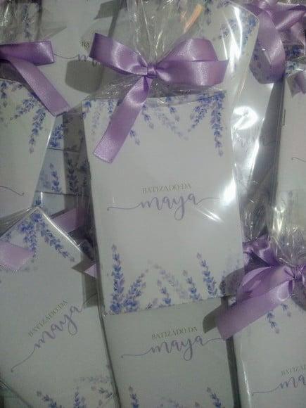Livrinho de Orações Personalizado - Tema Lavanda Lilás