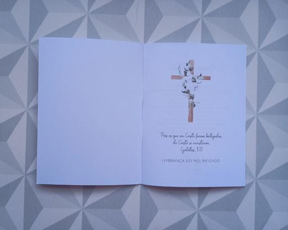 Livrinho de Orações Personalizado - Tema Lavanda Rosa