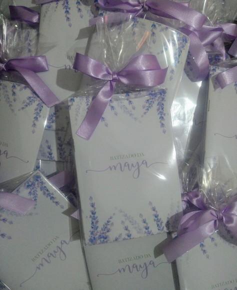Livrinho de Orações Personalizado - Tema Lavanda Lilás