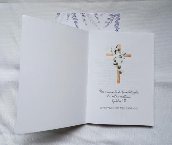 Livrinho de Orações Personalizado - Tema Lavanda Lilás