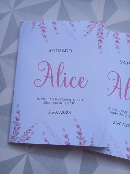 Livrinho de Orações Personalizado - Tema Lavanda Rosa