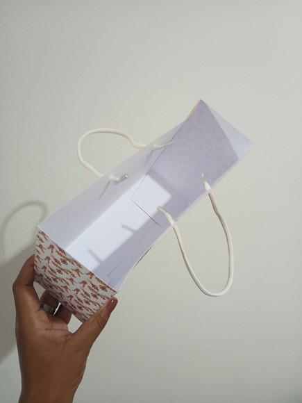 Sacola de Papel Personalizada Tema Naruto 15a x 20l