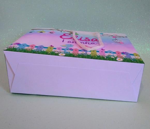 Sacola Personalizada Jardim Encantado 15a x 20l