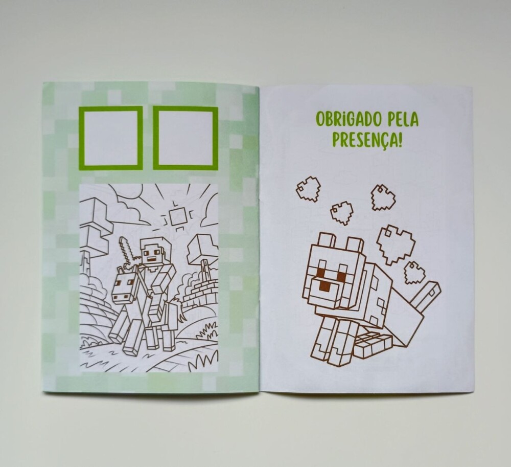 Álbum de Figurinhas e Livrinho de Colorir Lembrancinha Personali