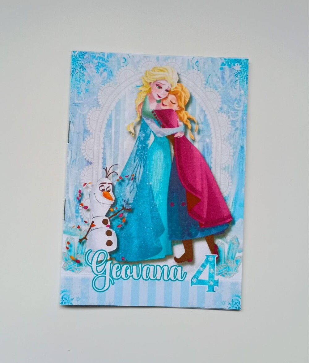 Álbum de Figurinhas e Livrinho de Colorir Lembrancinha Personali